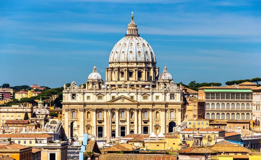 The Vatican City, a city in Italy, known for its Architectural Grandeur St. Peter's Basilica