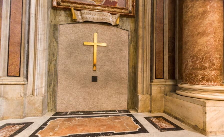 Entrance to Vatican Museum with Holy Doors.
