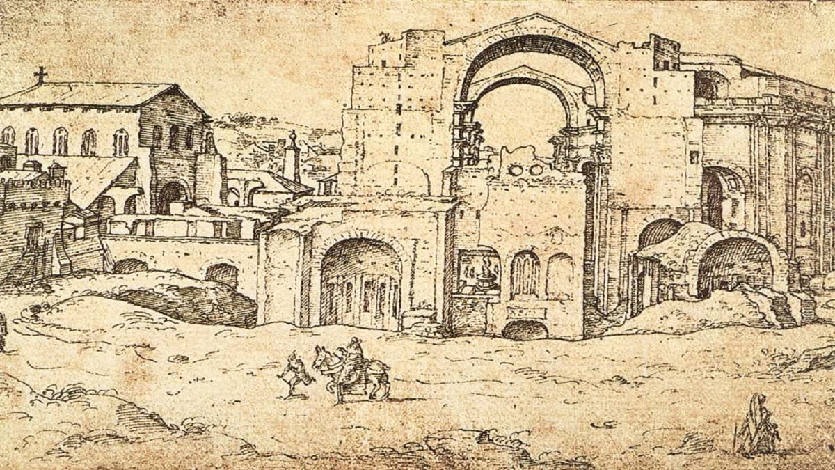 THE OLD BASILICA OF ST PETER IN THE VATICAN